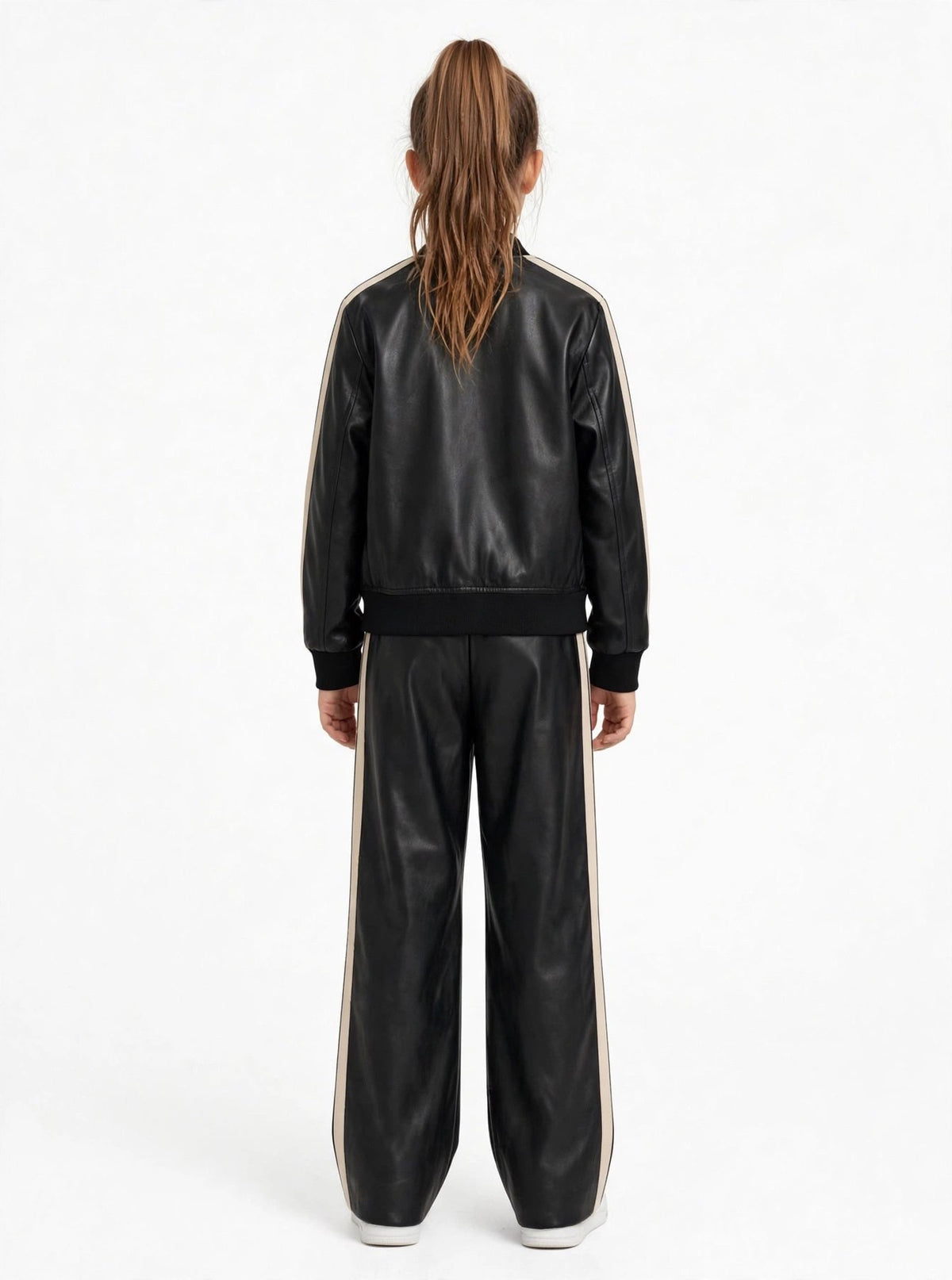 Pantalone Palm Angels bambina ecopelle