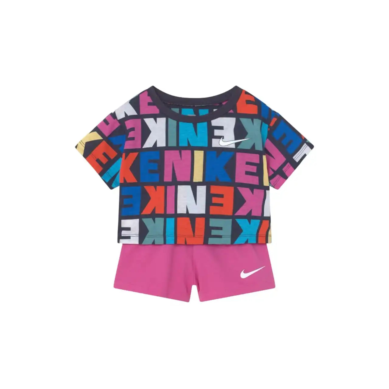 T-shirt+bermuda Nike bambina