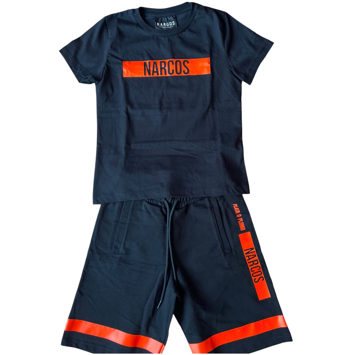 T-shirt+bermuda Narcos bambino