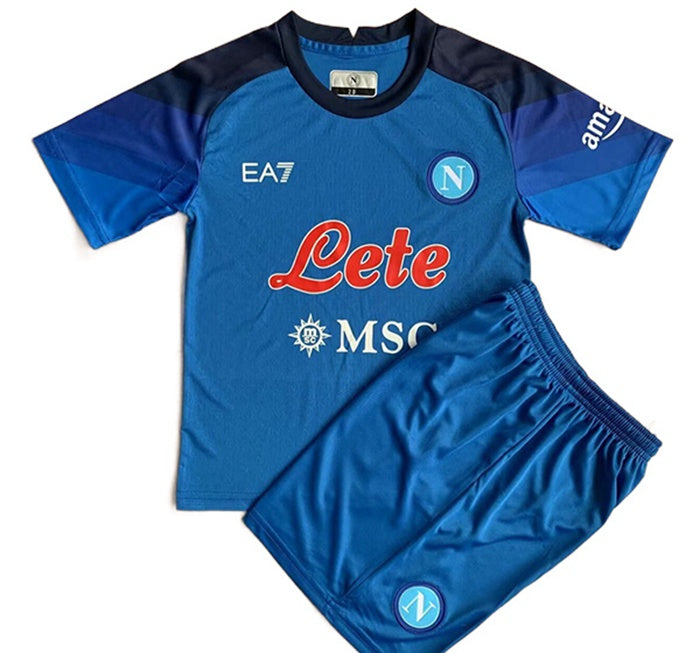 Kit calcio ssc napoli replica bambino