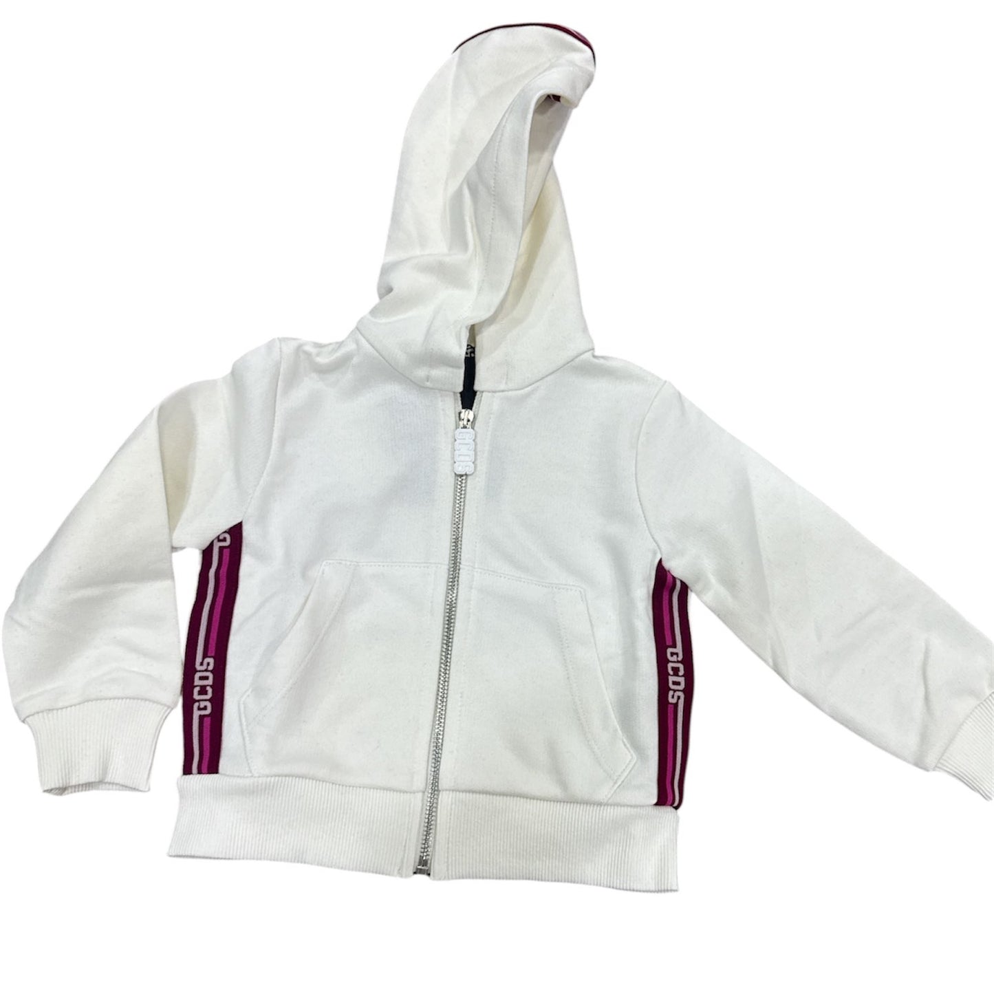 Felpa zip Cappuccio Gcds Bambina