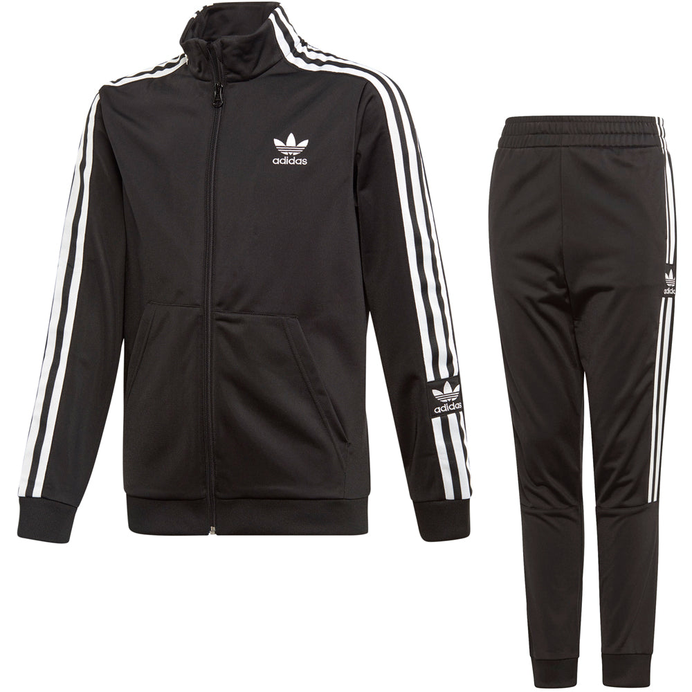 Tuta Adidas bambino acetato con bande