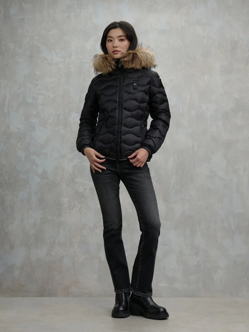 Giubbino imbottito piuma Donna Blauer