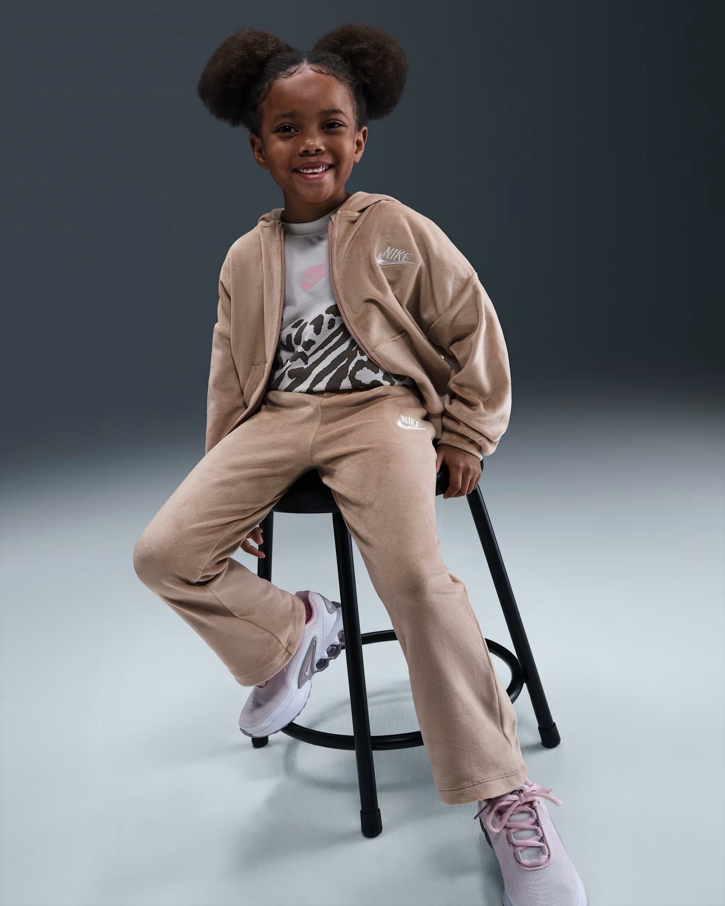 Tuta Nike bambina in velluto