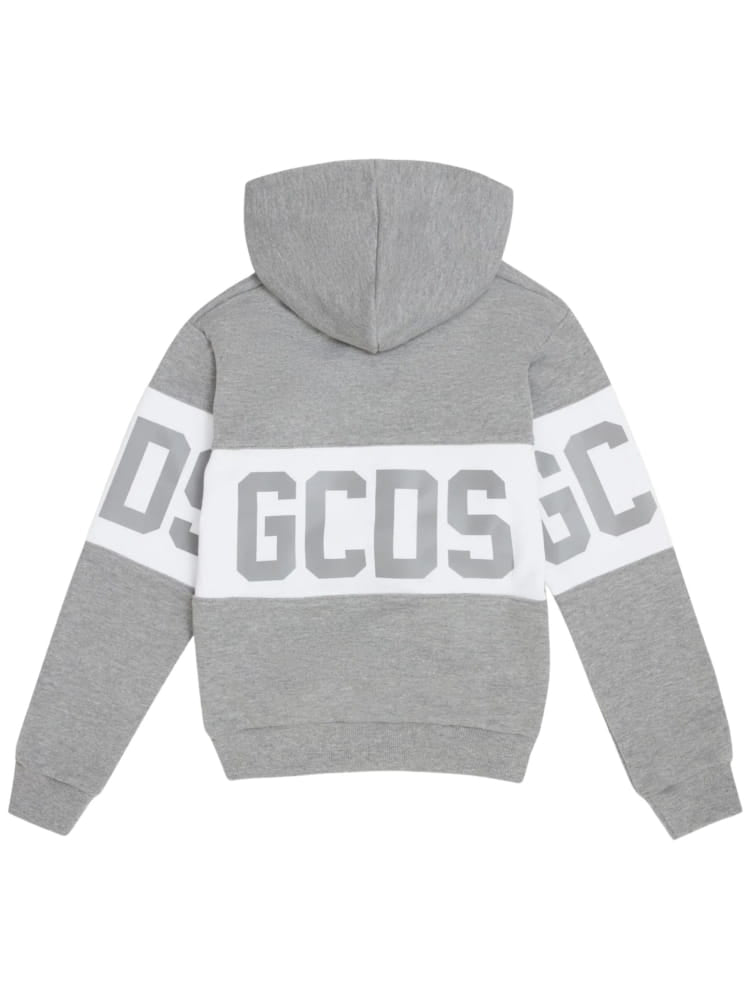 Felpa big logo GCDS con cappuccio bambino