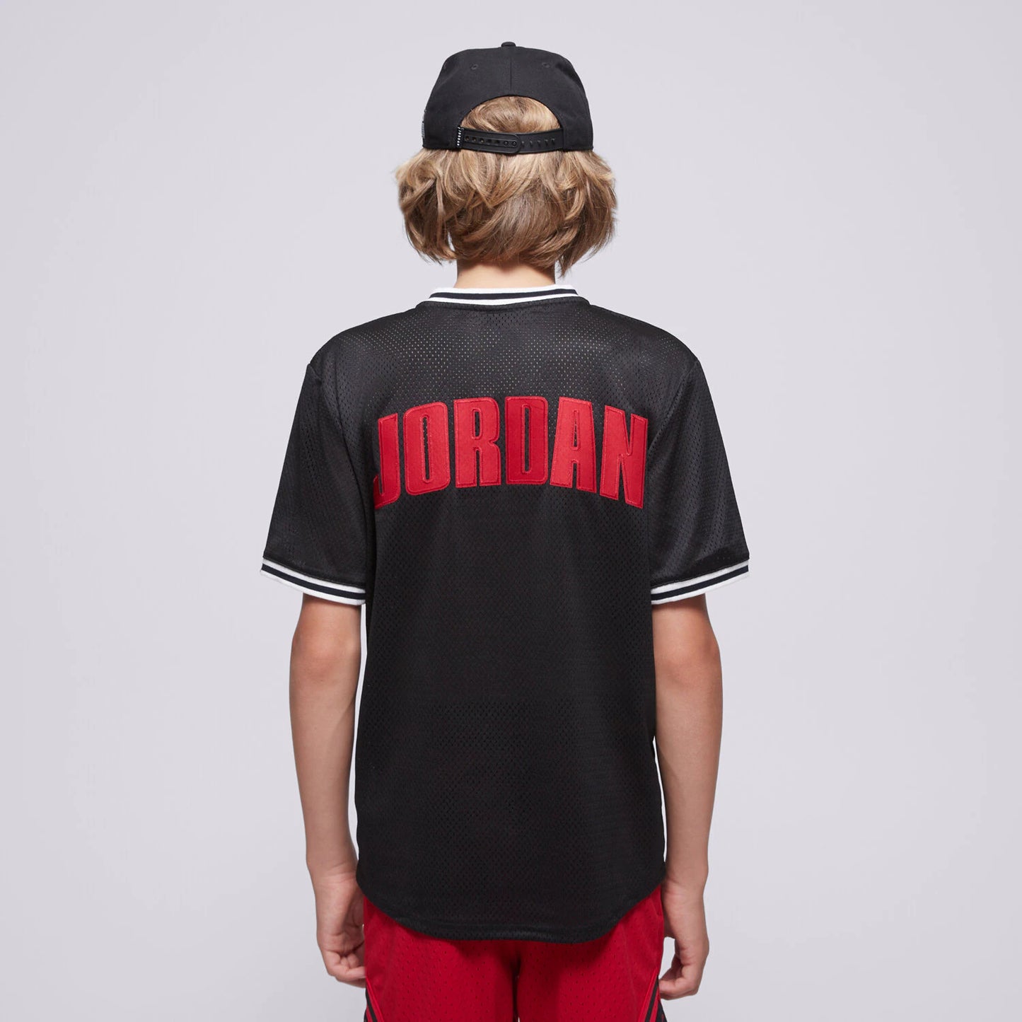 T-shirt con bottoni Jordan bambino