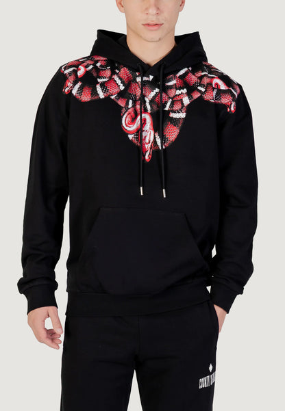 Felpa Cappuccio Marcelo Burlon Pitone