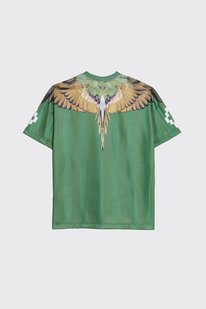 T-SHIRT SOCCER MARCELO BURLON UOMO
