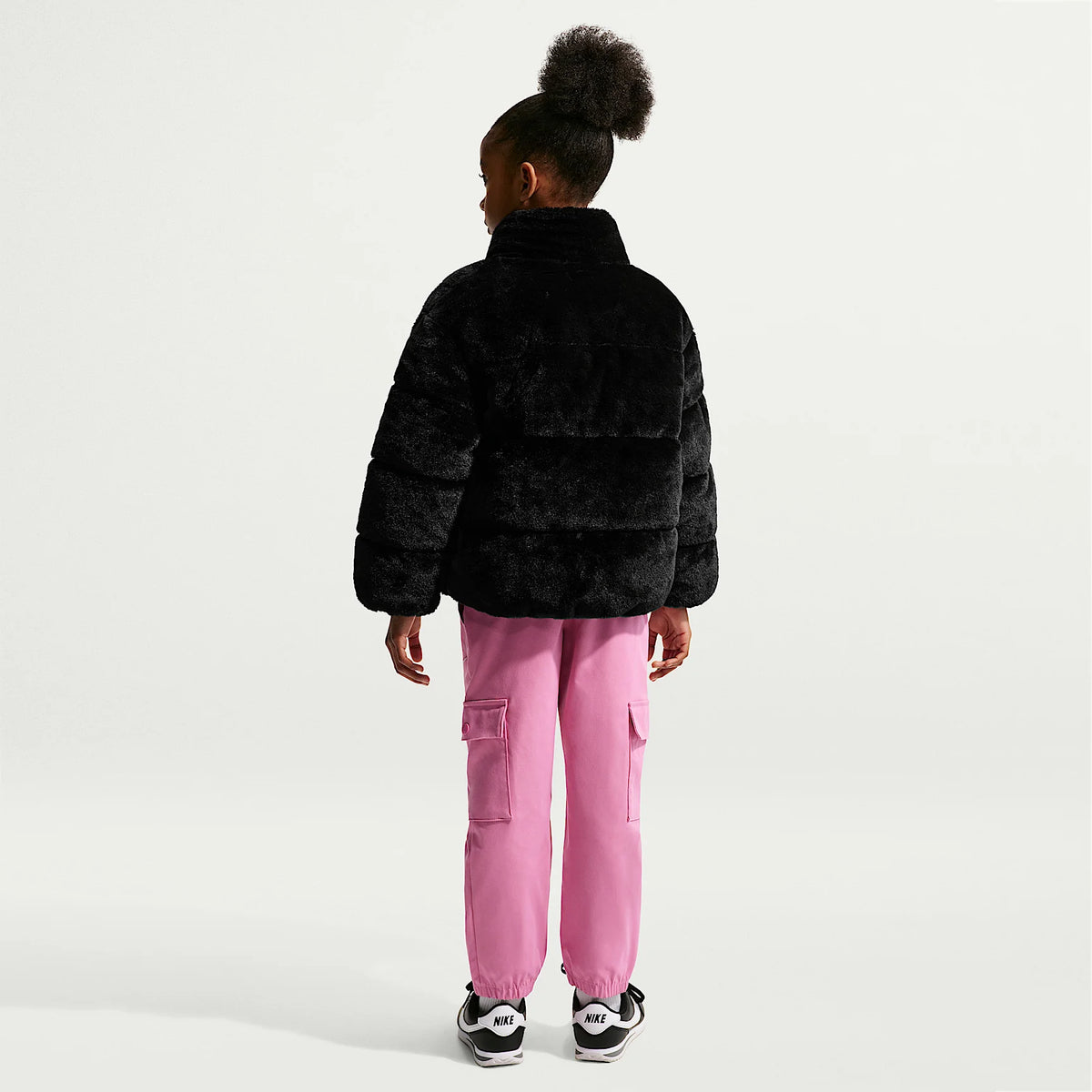 Giubbino pelliccia Nike bambina