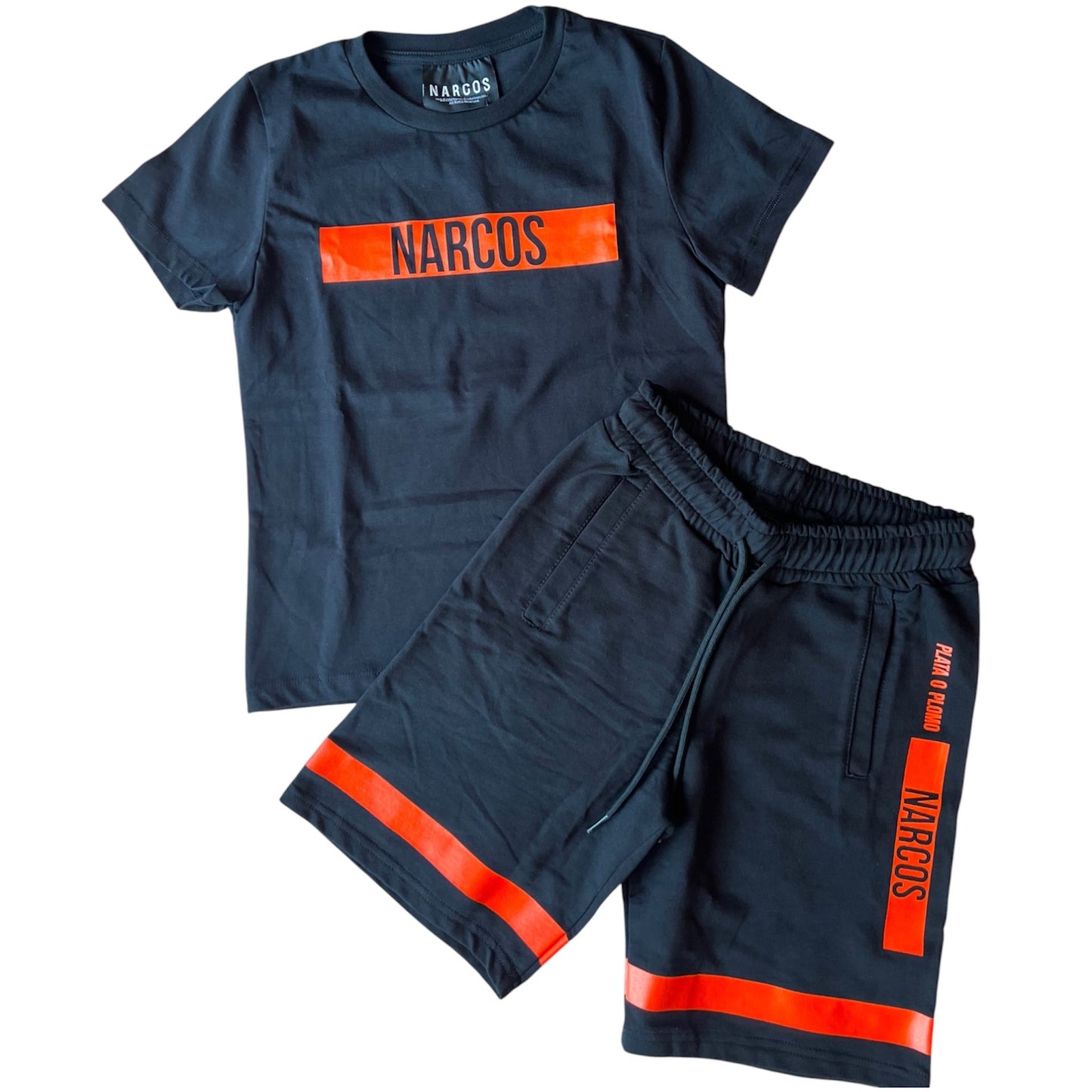 T-shirt+bermuda Narcos bambino