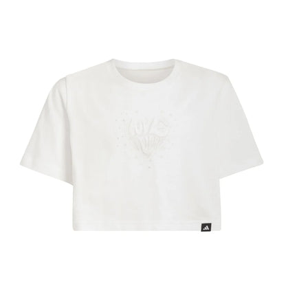 T-shirt bambina Adidas crop
