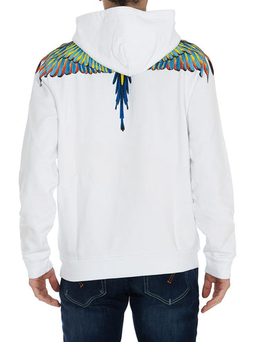 Felpa Marcelo Burlon uomo con cappuccio