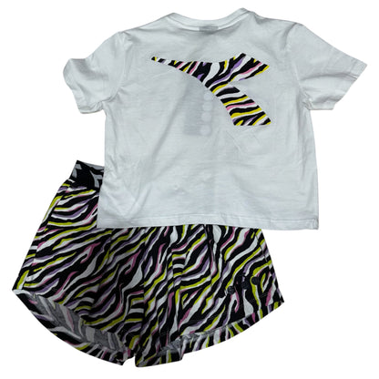 T-shirt + bermuda bambina Diadora