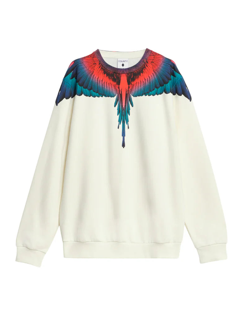 Felpa girocollo Marcelo Burlon uomo