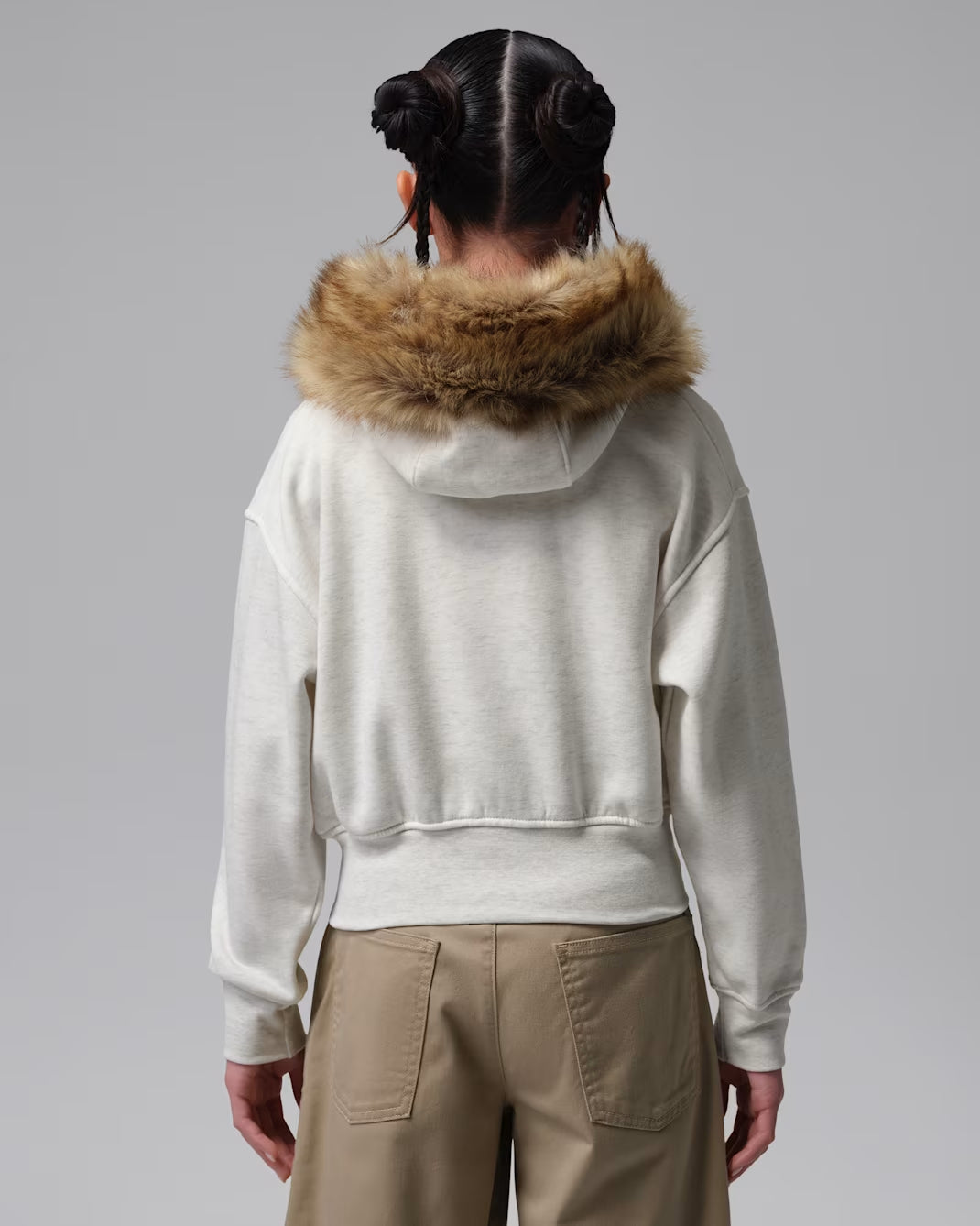 Felpa Jordan con cappuccio e zip intera Brooklyn