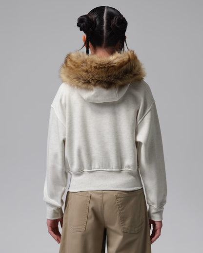 Felpa Jordan con cappuccio e zip intera Brooklyn