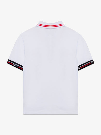 Polo GCDS bambino logo tape