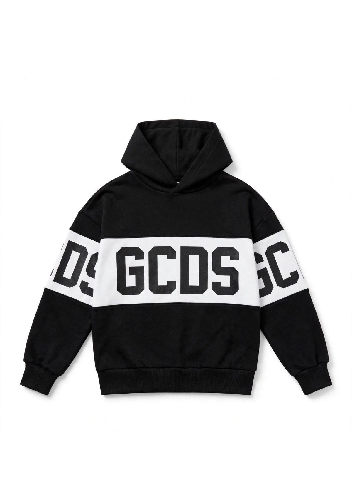 Felpa Gcds bambino big logo con cappuccio
