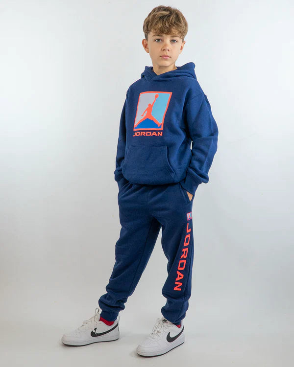 Tuta Jordan bambino con cappuccio