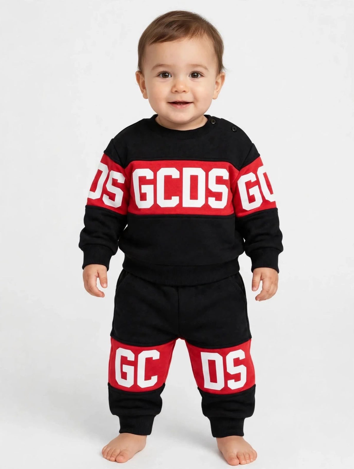 Felpa Neonato con Band Logo GCDS