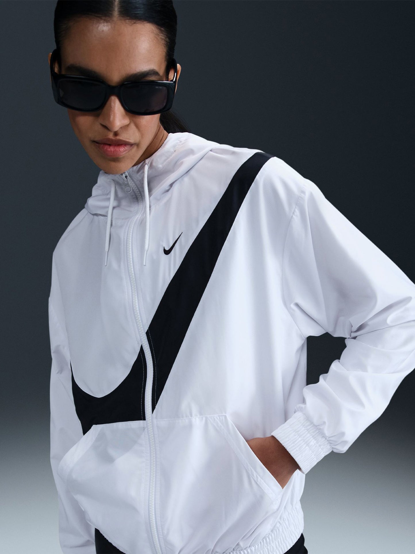 Giacca Antivento felpa Nike Donna Swoosh