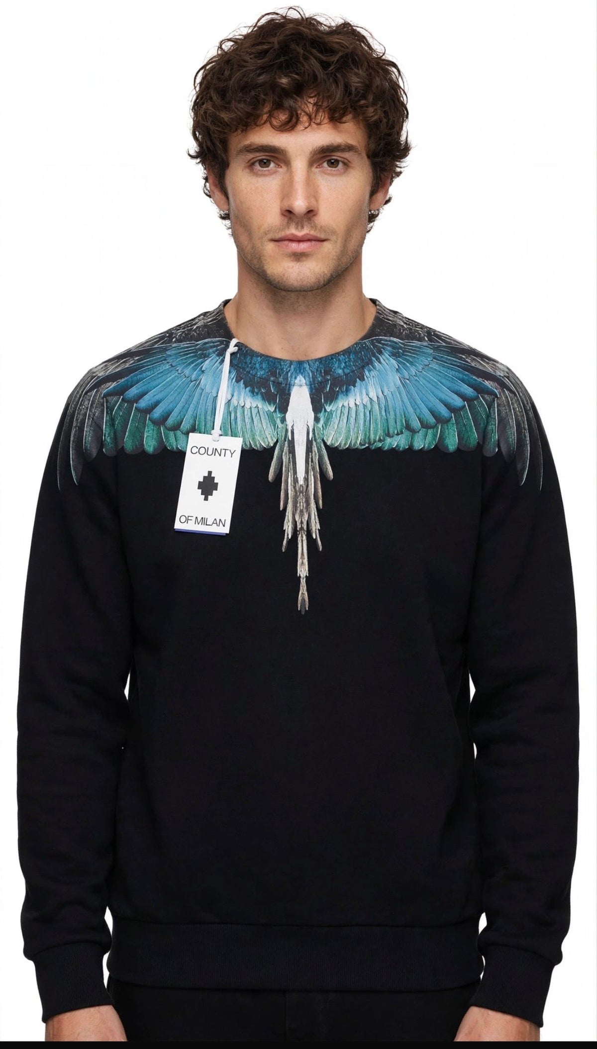 Felpa uomo Marcelo Burlon girocollo