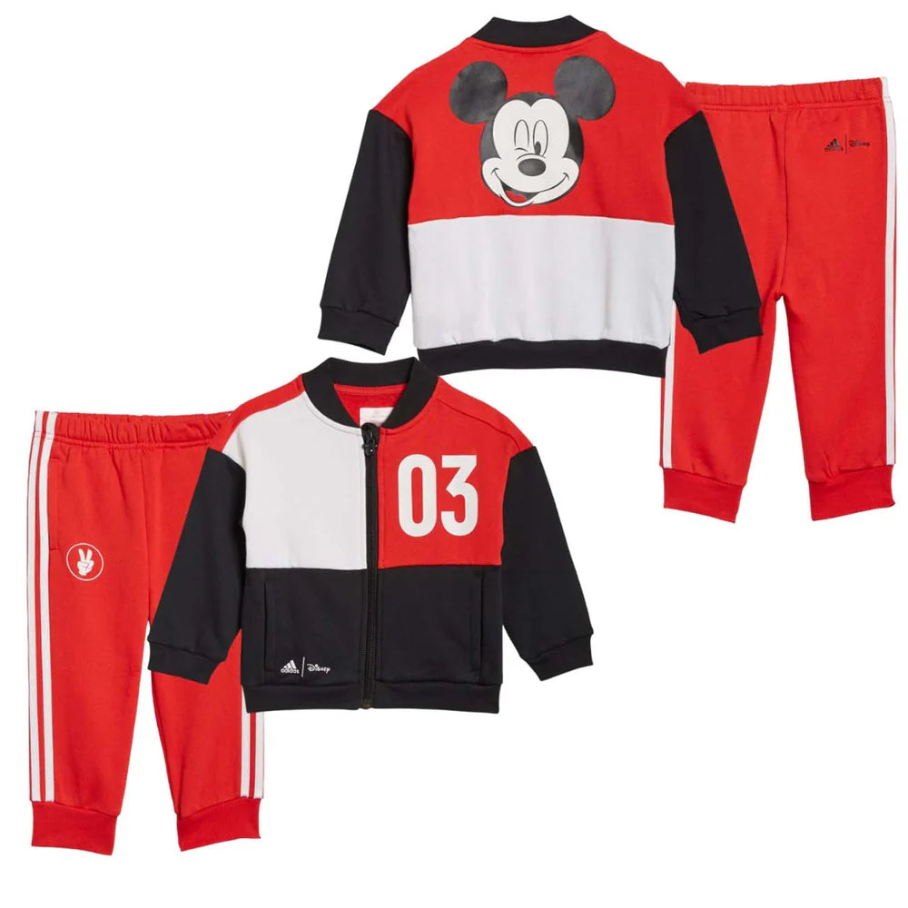 Tuta Adidas bambino con zip topolino