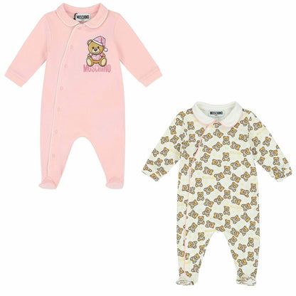 Set tutina Moschino neonata cotone caldo
