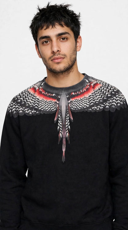 Felpa Marcelo Burlon uomo girocollo