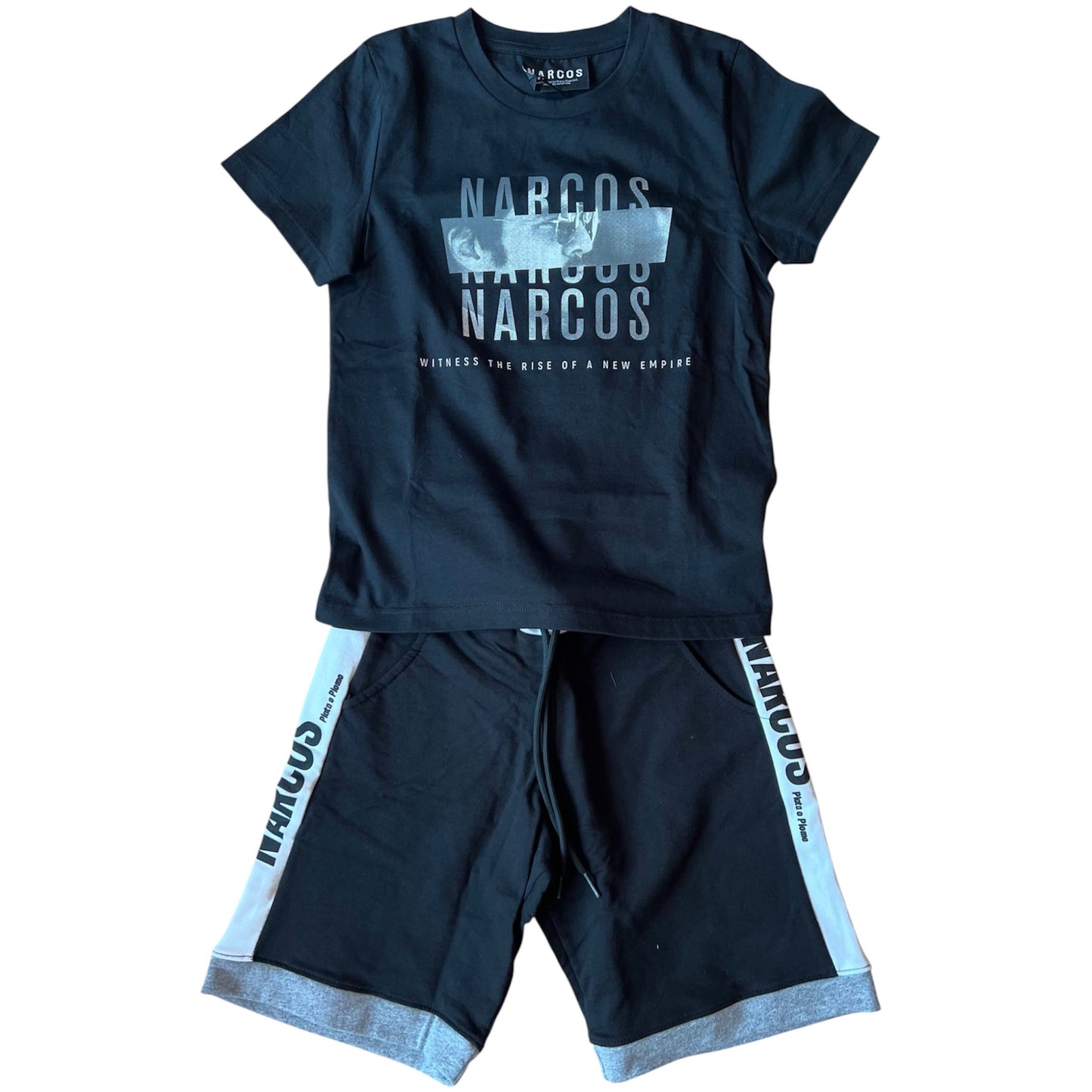 T-shirt+bermuda Narcos bambino