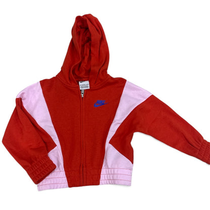 Tuta Nike bambina con zip in garzato