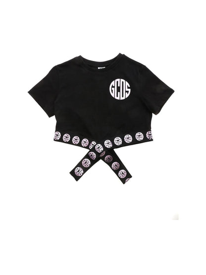 T-shirt crop Gcds bambina