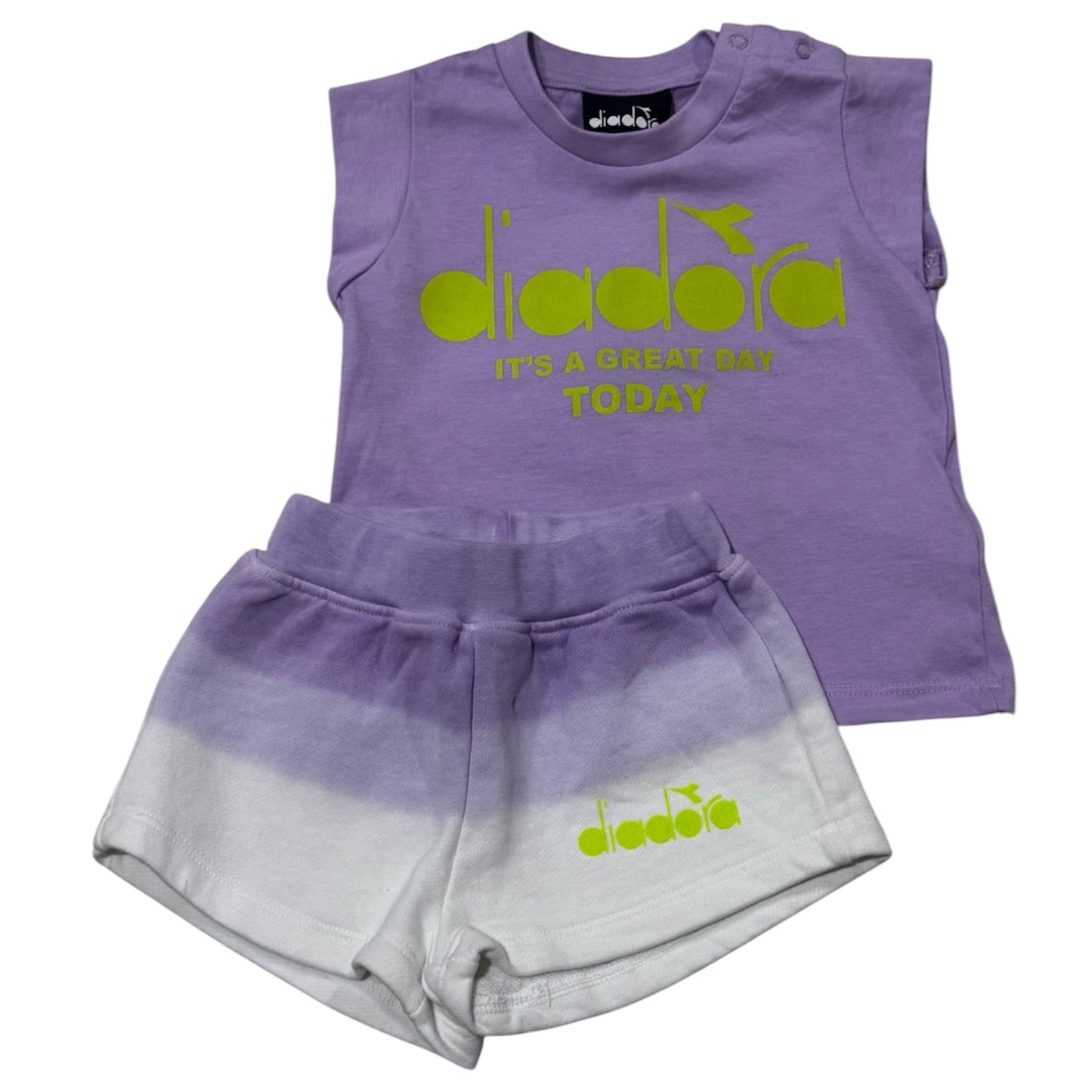 T-shirt+bermuda Diadora neonato