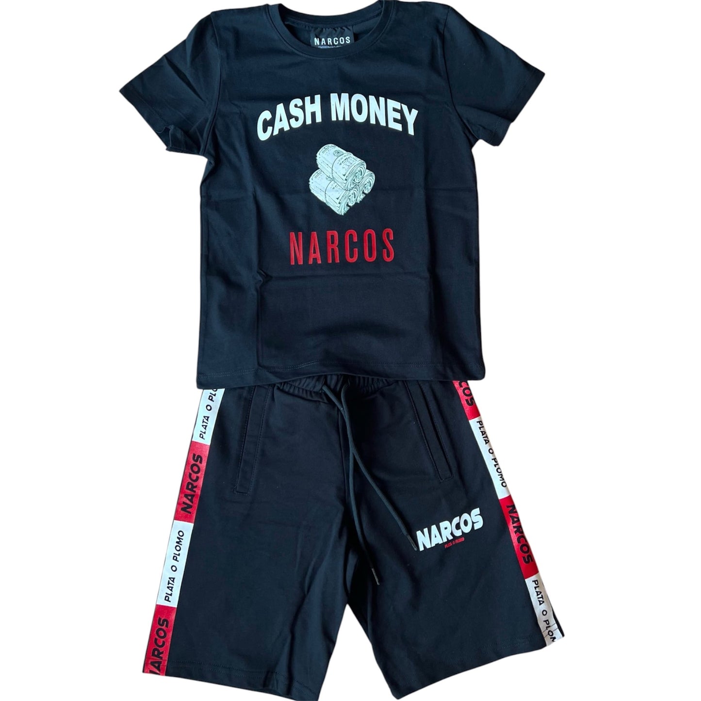 T-shirt+bermuda Narcos bambino