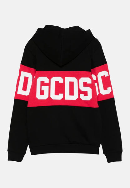 Felpa big logo GCDS con cappuccio bambino