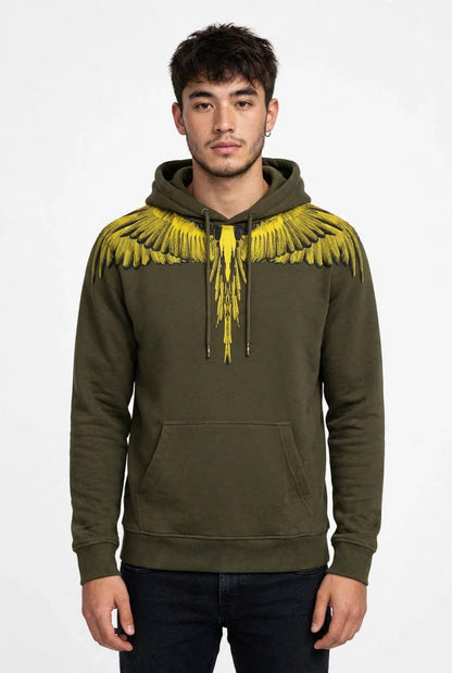 Felpa Marcelo Burlon uomo cappuccio