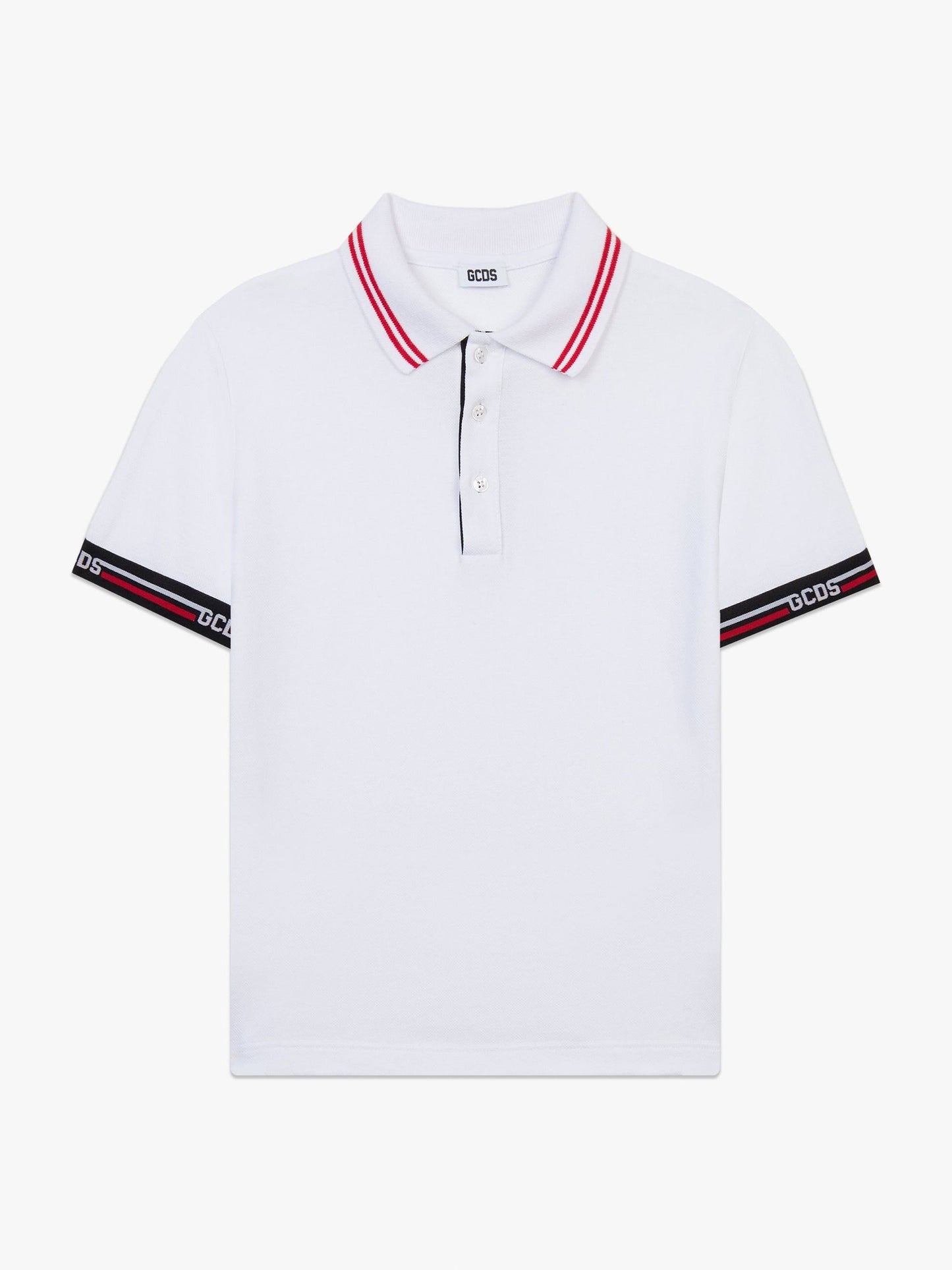 Polo GCDS bambino logo tape