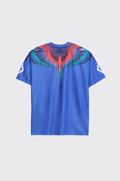 T-SHIRT SOCCER MARCELO BURLON UOMO