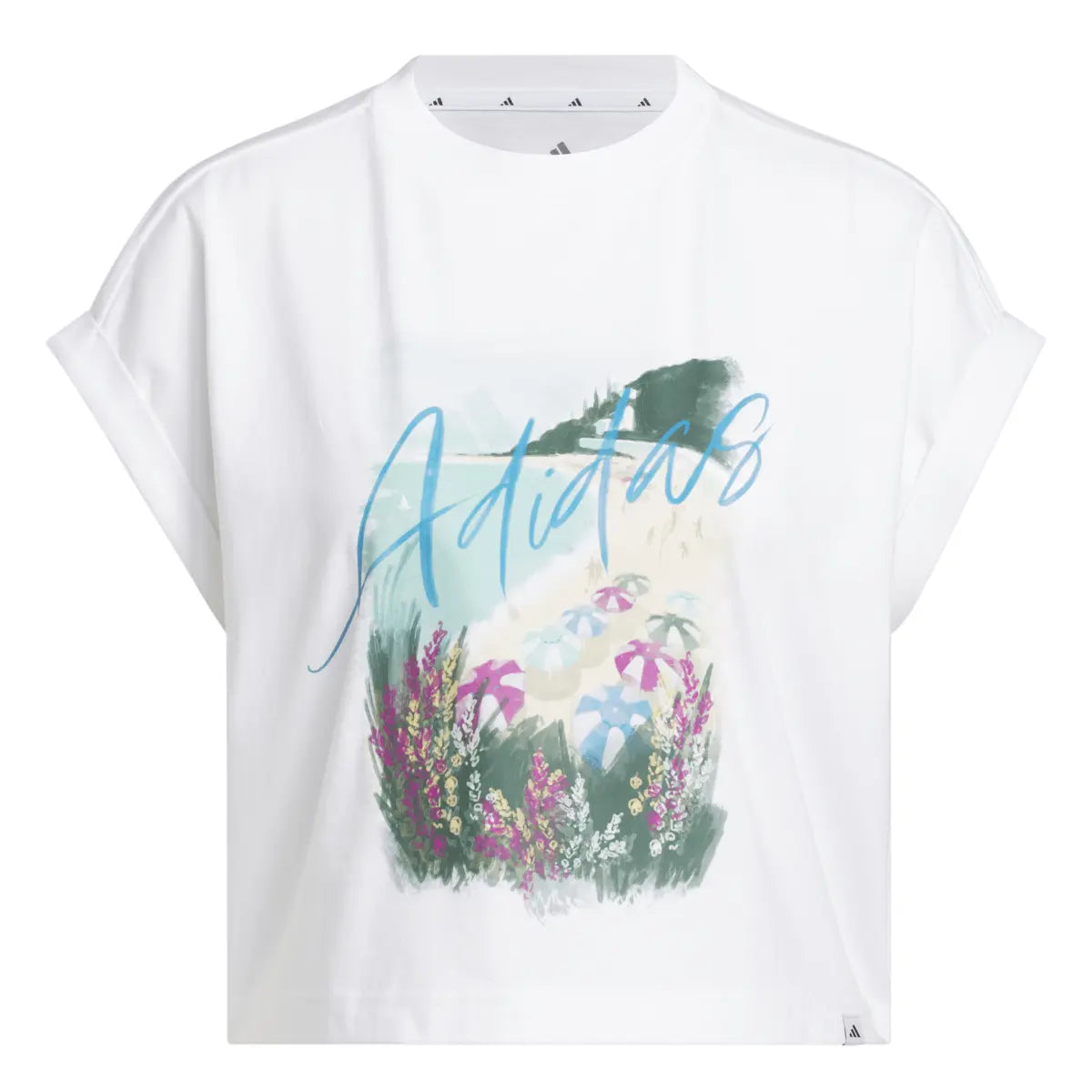 T-shirt Adidas donna crop