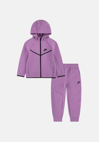 Tuta Nike Tech Fleece viola da neonata