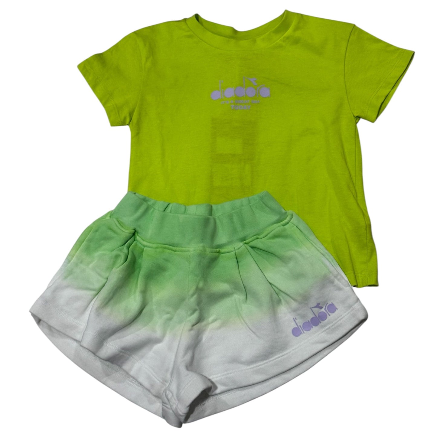 T-shirt+bermuda Diadora bambina