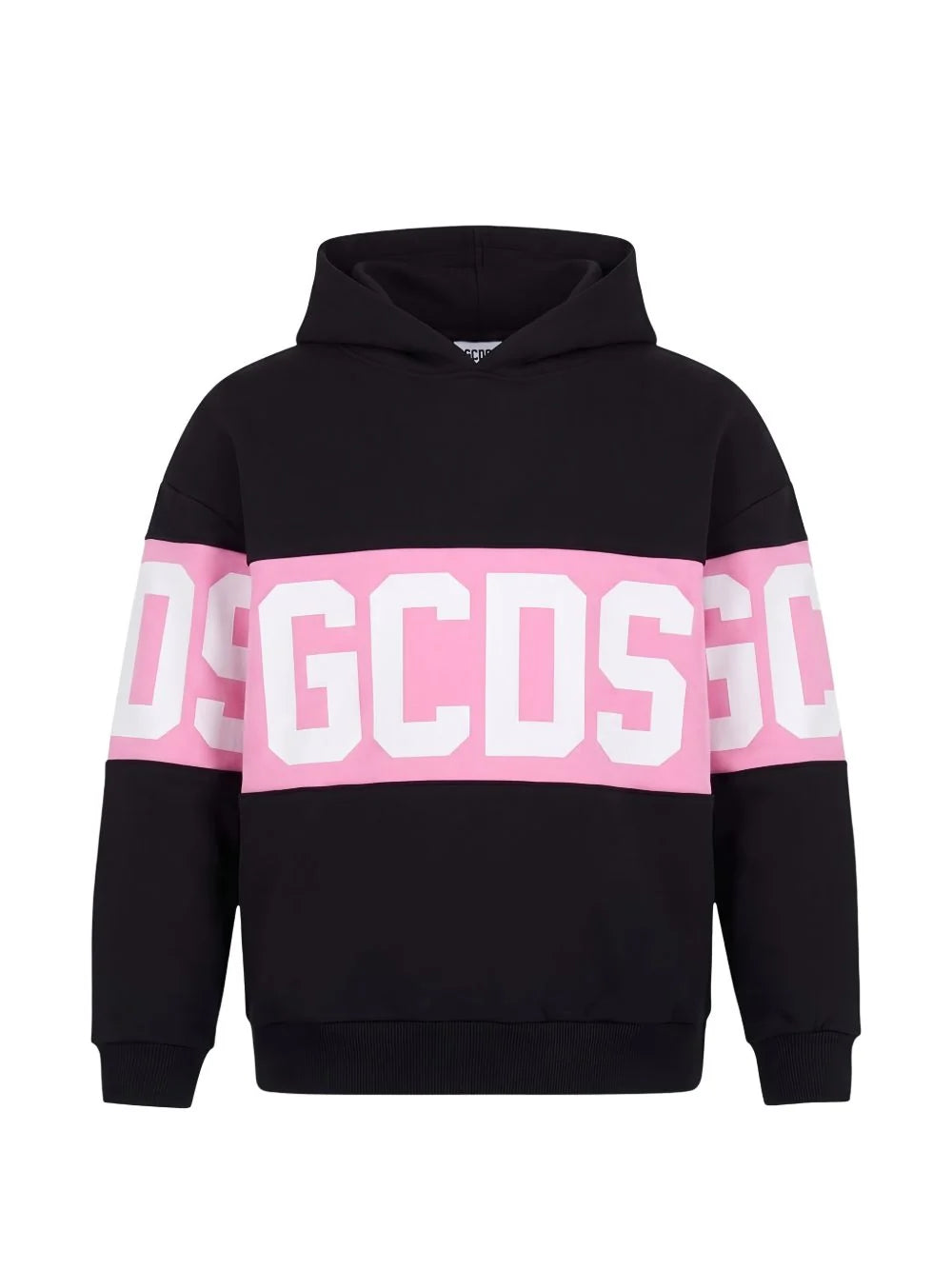 Felpa GCDS bambina big logo cappuccio