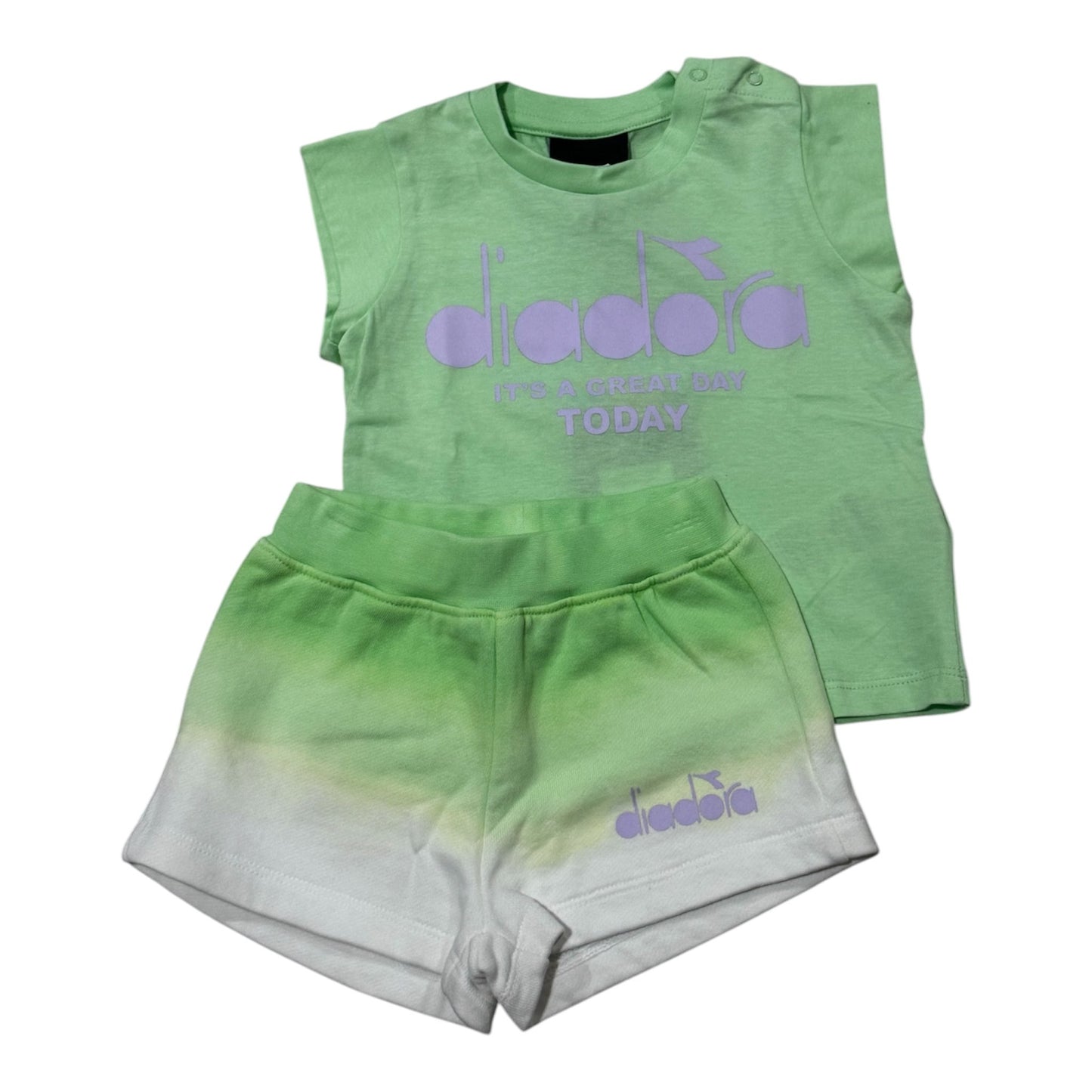 T-shirt+bermuda Diadora neonato