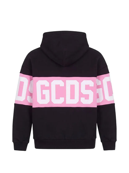 Felpa GCDS bambina big logo cappuccio