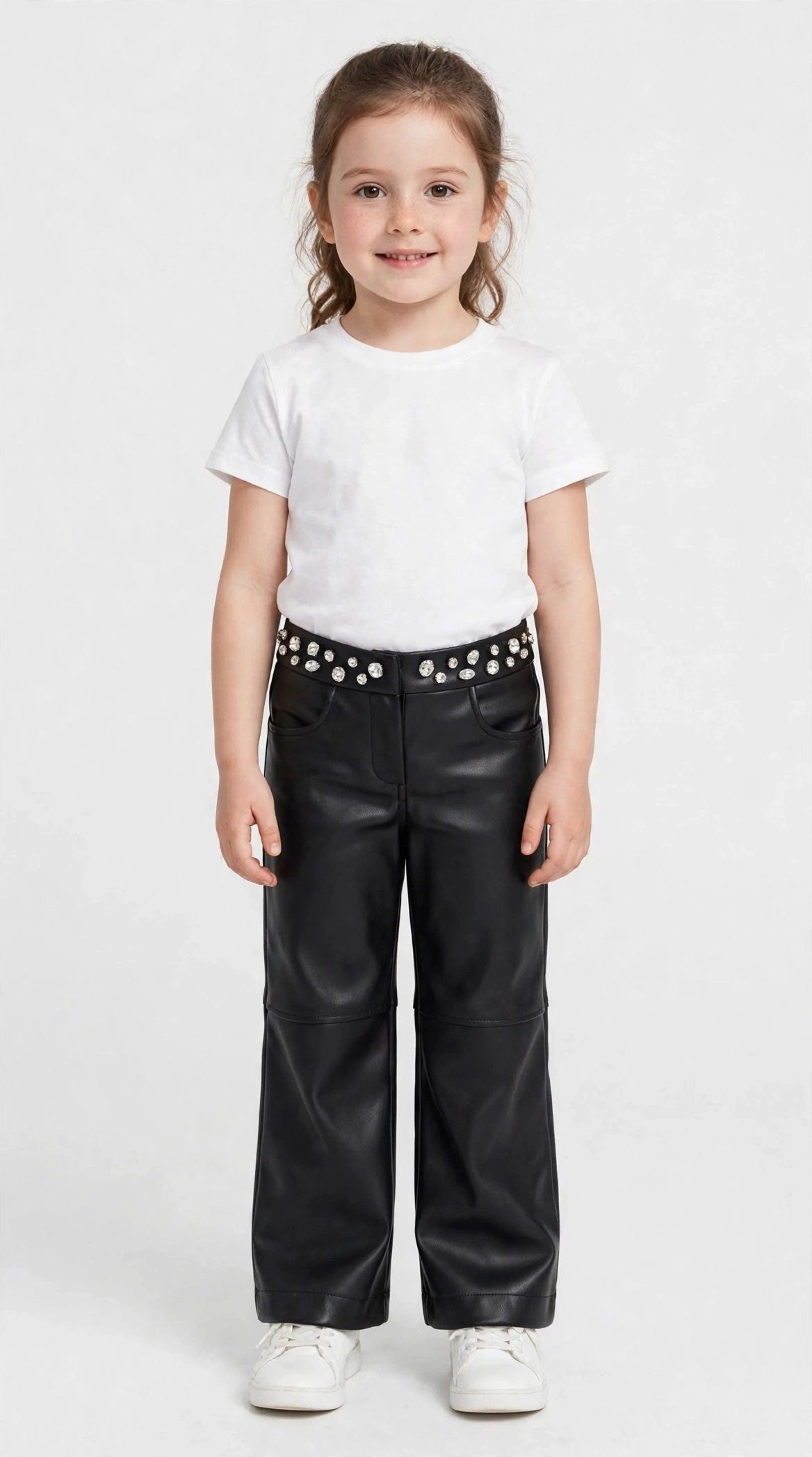 Pantalone bambina con strass Philipp Plein