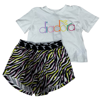 T-shirt + bermuda bambina Diadora