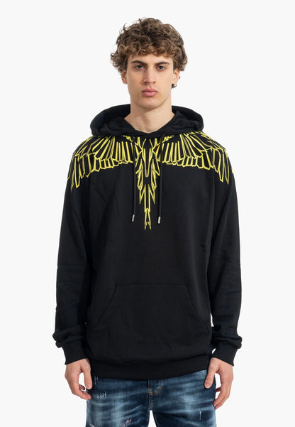 Felpa Marcelo Burlon uomo con cappuccio