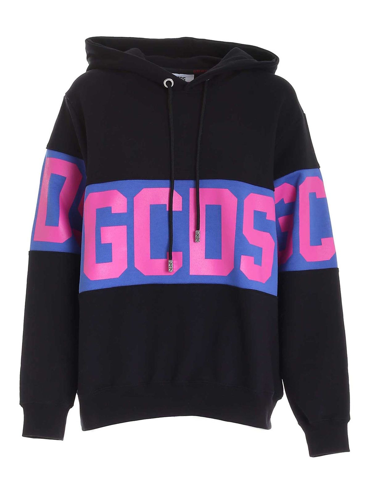 FELPA LOGO BANDA GCDS CON CAPPUCCIO