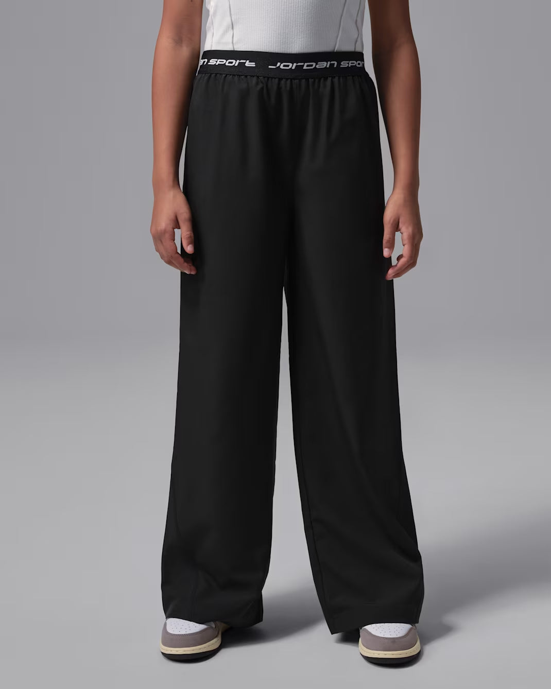 Pantalone jordan in tessuto per bambina
