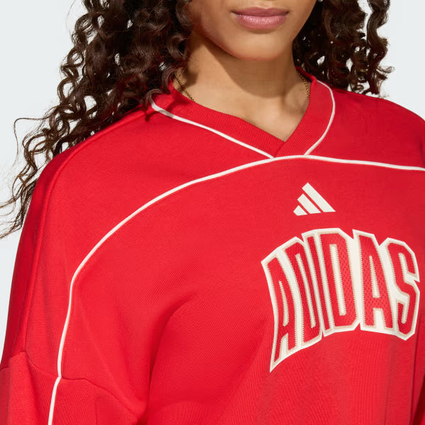 Felpa Adidas bambina crop
